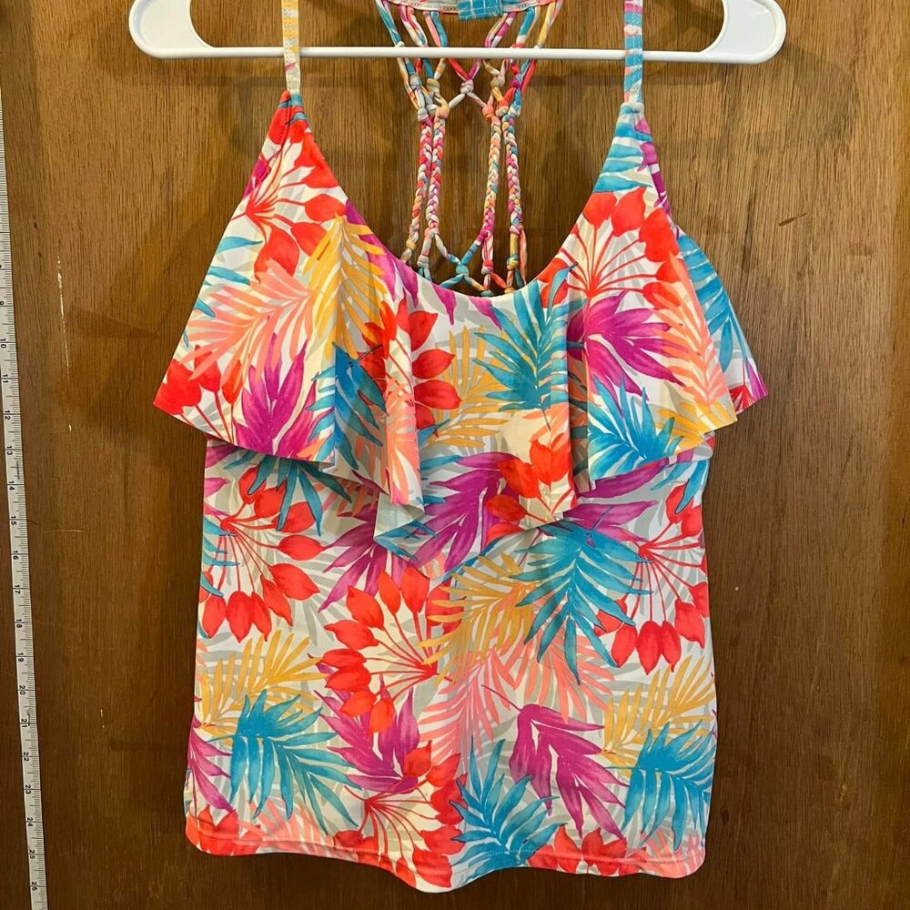 🐻Size L(12/14) - Catalina - Multi-Colored Swim Top